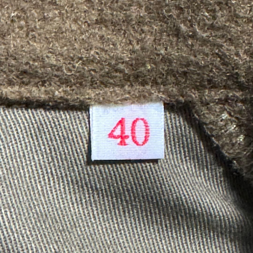 DANTON ダントン ウールモッサコート 40サイズ オリーブ JD-8570