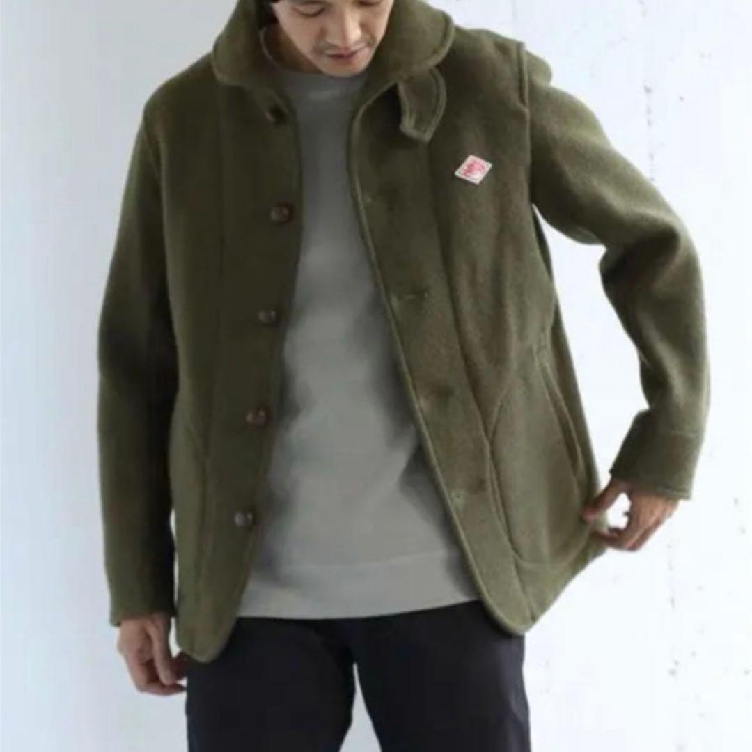 DANTON ダントン ウールモッサコート 40サイズ オリーブ JD-8570