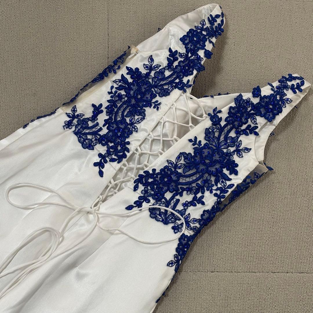 イルマ　ジャンマクレーン　キャバドレス　ロング マーメイド　ブルー　タイト　S