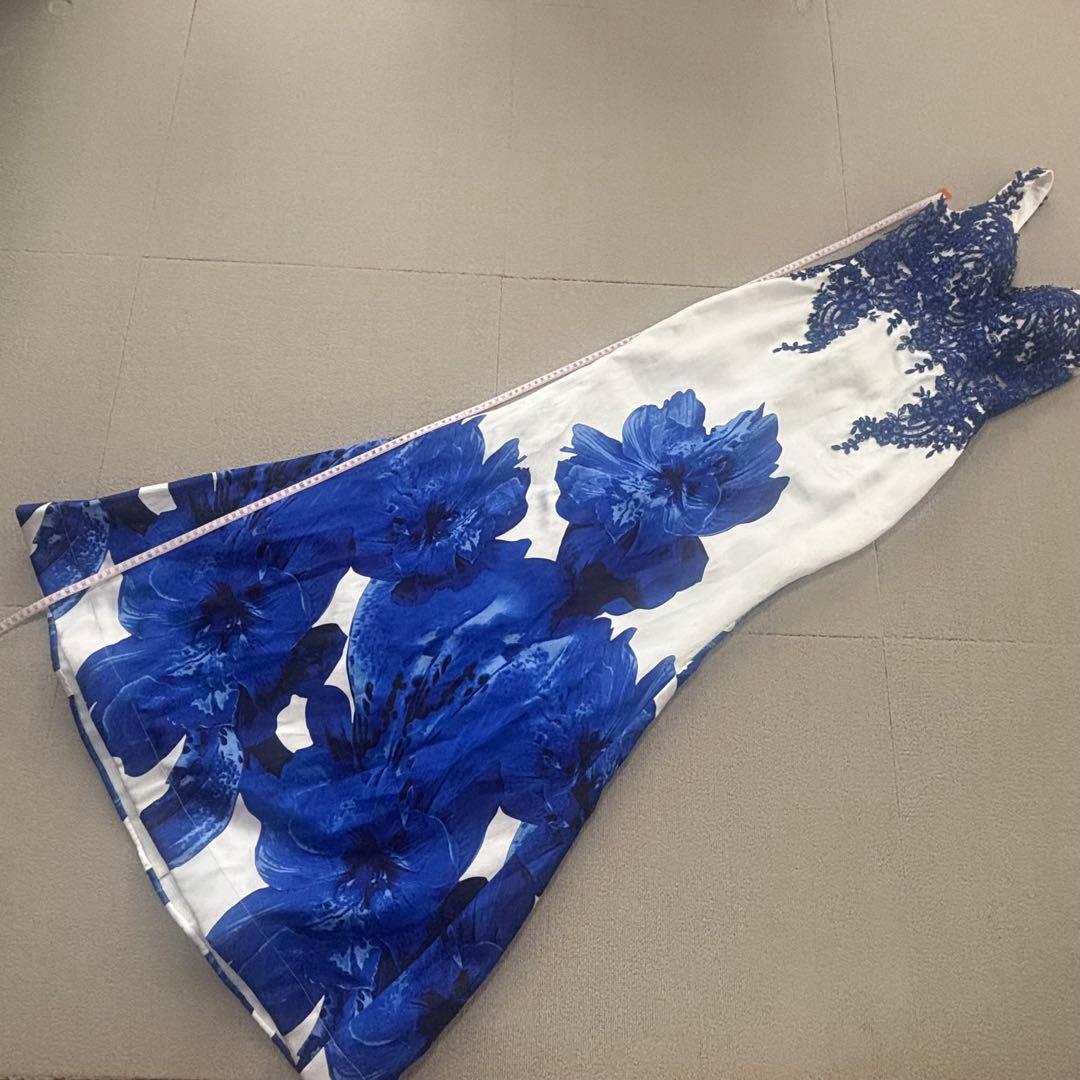 イルマ　ジャンマクレーン　キャバドレス　ロング マーメイド　ブルー　タイト　S