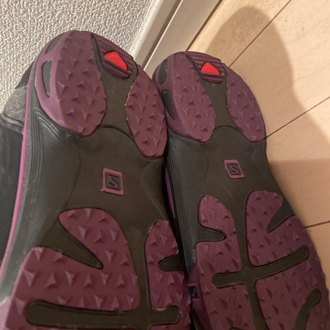 【美品】SALOMON IVY BOA SJ 23cm 紫