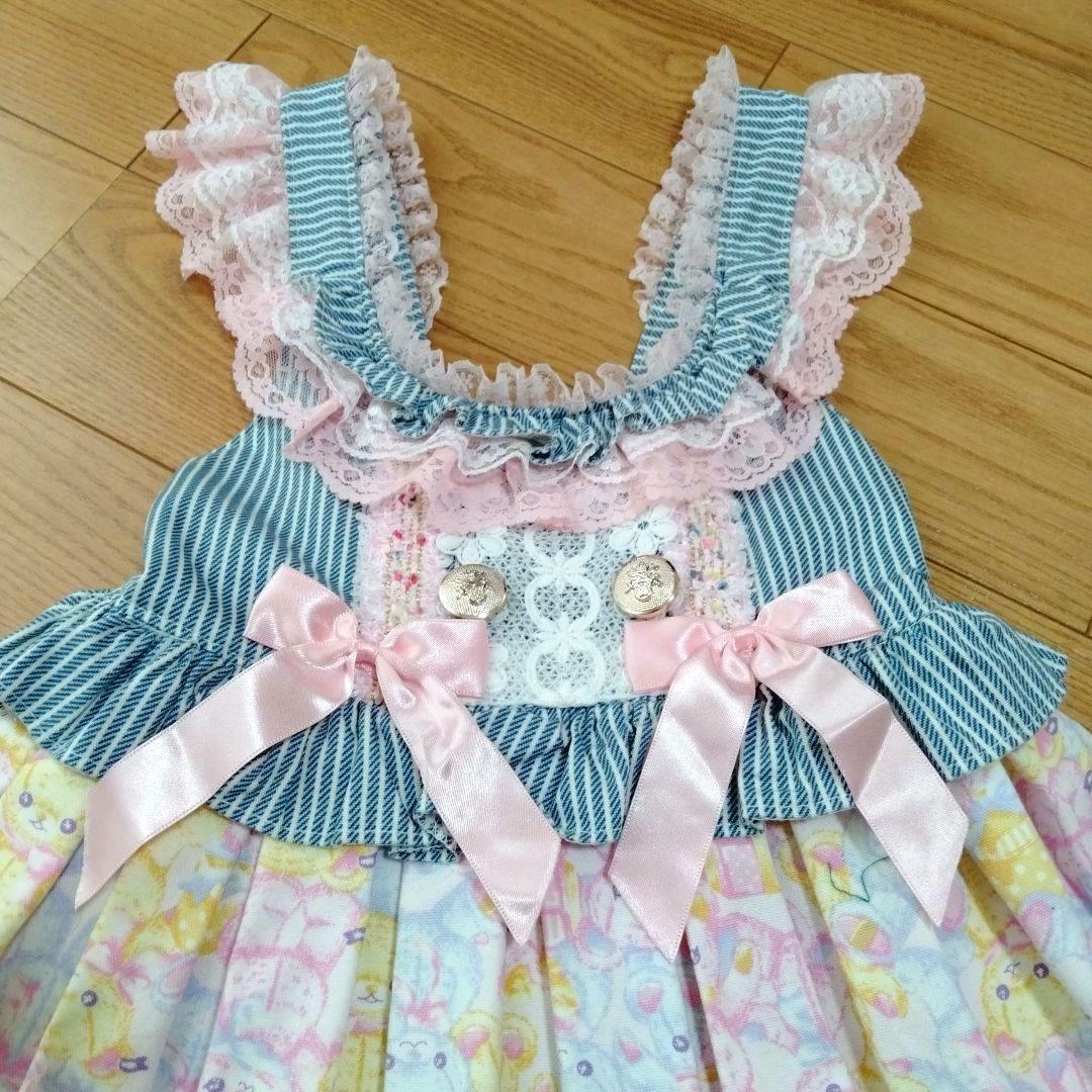 【未使用含む】ハンドメイド URAH様ワンピース＆パンツ＆ヘッドドレス6点セット