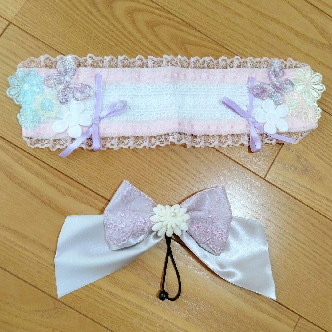 【未使用含む】ハンドメイド URAH様ワンピース＆パンツ＆ヘッドドレス6点セット