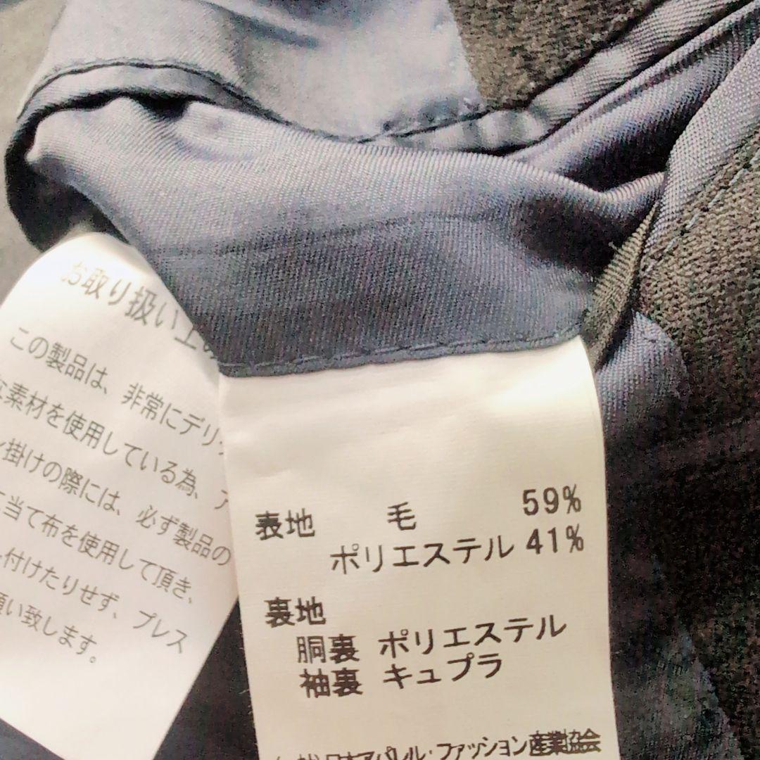 【未使用級】AOYAMA　3ピース　黒　L　超ゆったり体型　BE6 ドット柄