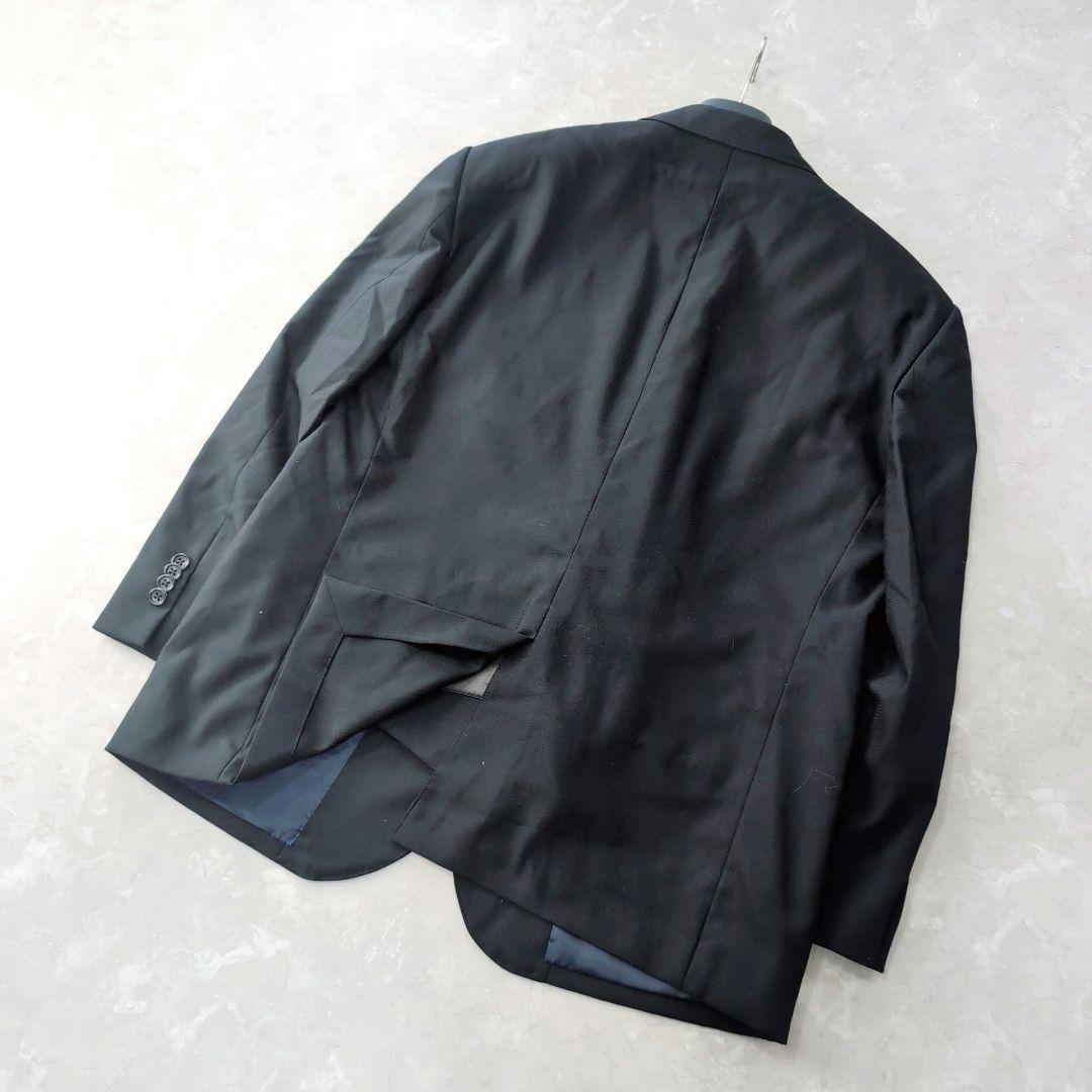 【未使用級】AOYAMA　3ピース　黒　L　超ゆったり体型　BE6 ドット柄