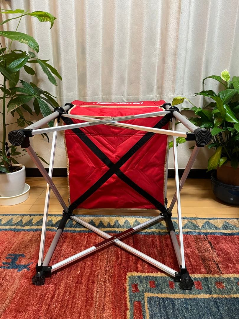 コールマン ツーウェイキャプテンチェア レッド 2脚まとめ売り Coleman