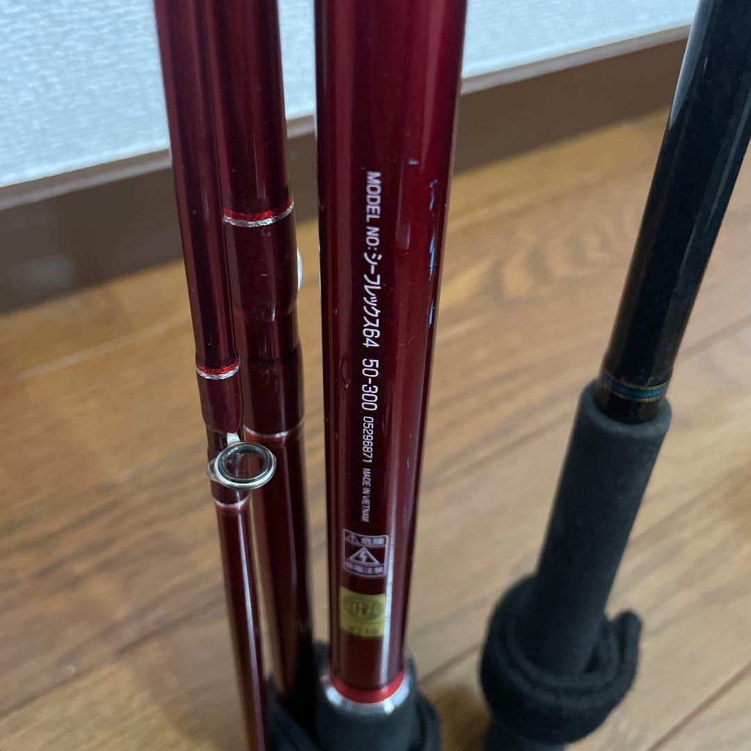 ダイワ　18シーボーグ300JL　他ロッド4本