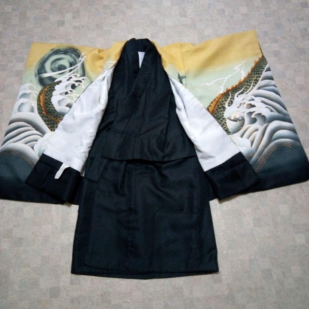 【七五三5歳用】羽織、着物、金蘭袴セット