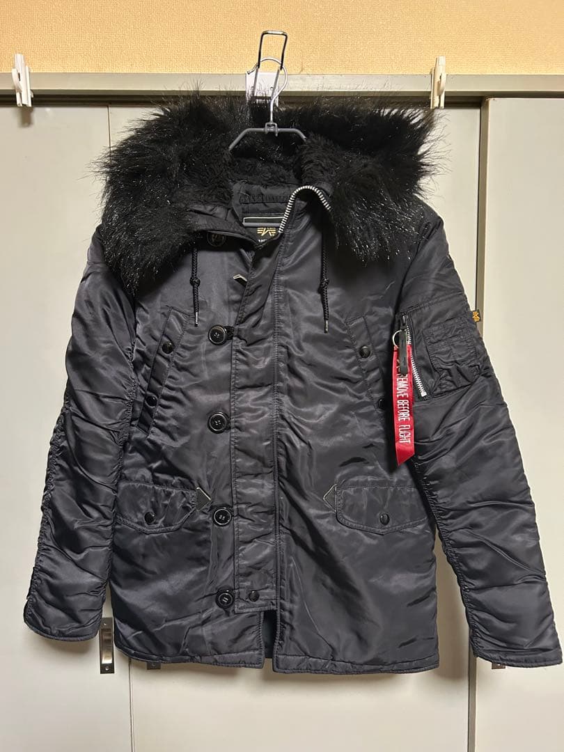 ALPHA INDUSTRIES N-3B ブラック メンズS