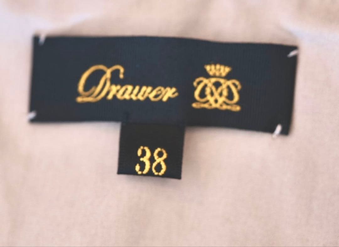 Drawer ドゥロワー コットンノースリーブオールインワン ベージュ38✨