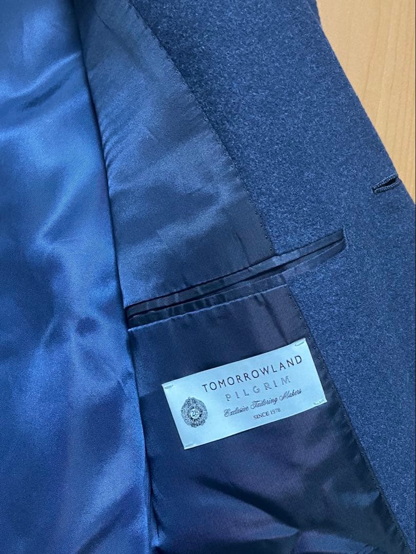 【美品】トゥモローランド ピルグリムゼニア カシミヤ混 チェスターコート