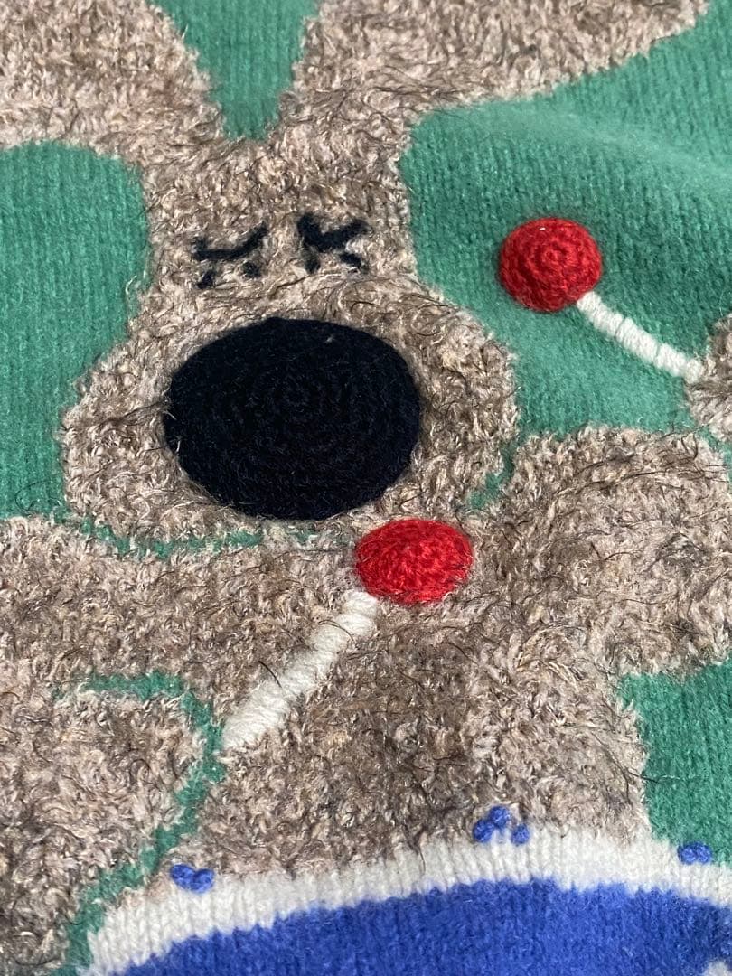 MIEKO UESAKO セーター カシミヤ混　緑系