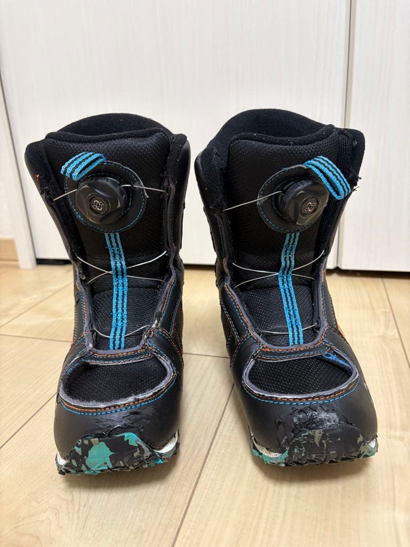 子供用スノボー、ビンディング、ブーツ 3点セット 男の子