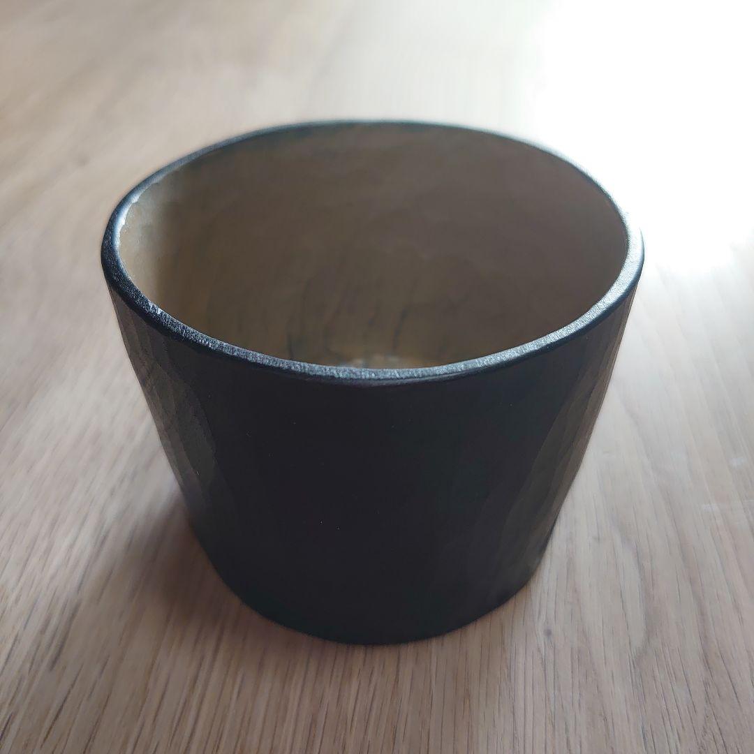 三谷龍二さん　黒漆カップ