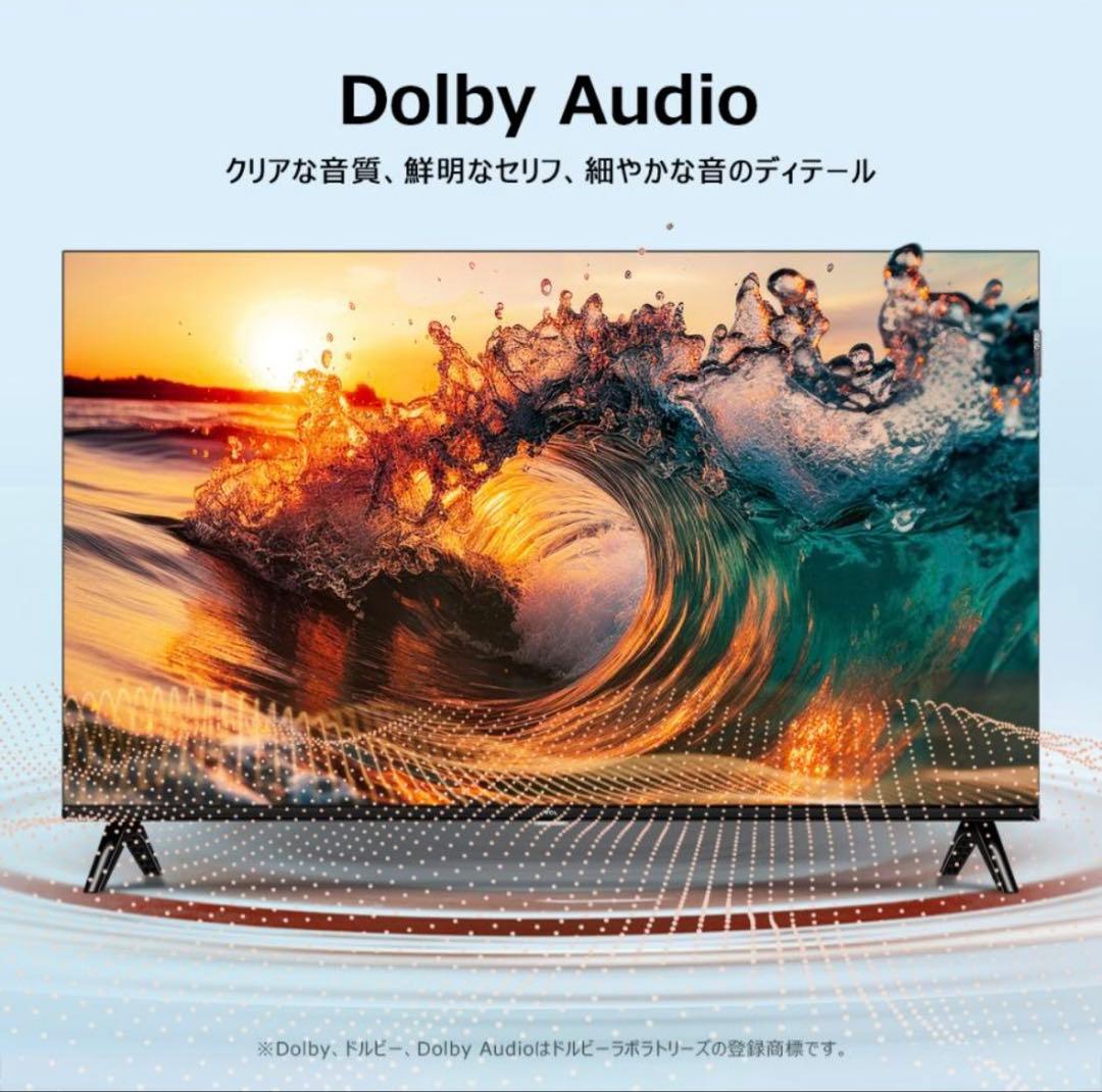 【5年保証】TCL 40S5K 量子ドット スマートテレビ 2025年NEW