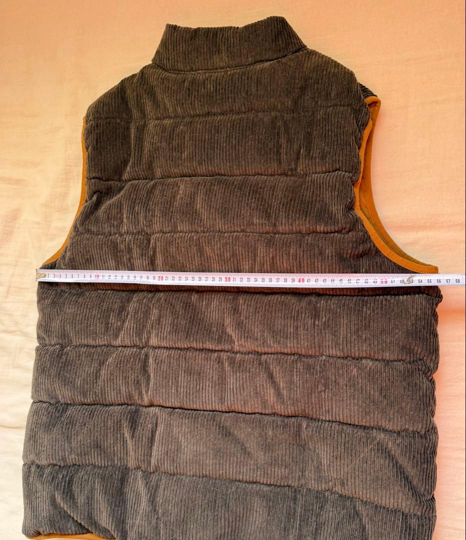 パタゴニア　リバーシブル・コットン・ダウン・ベスト (M) カラーＳＨＢＮ