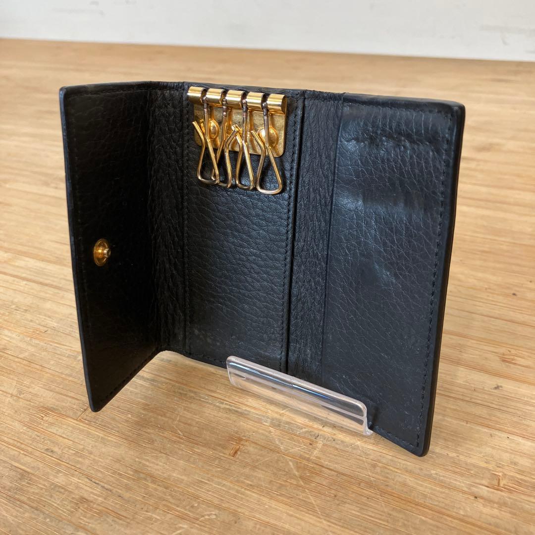 TOM FORD 黒 レザー キーケース