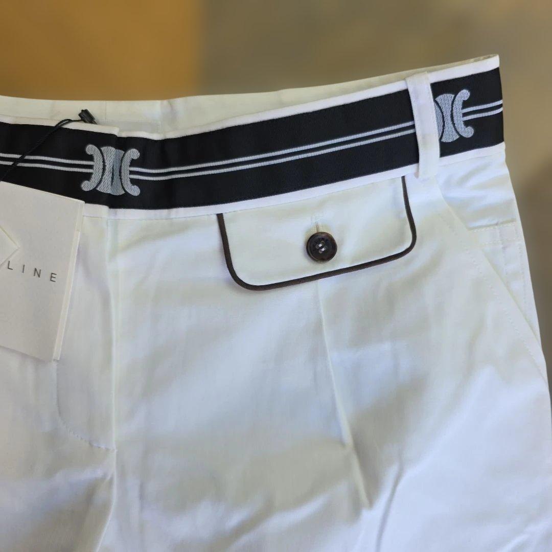 新品　セリーヌ ホワイト ショートパンツ　未使用　y11