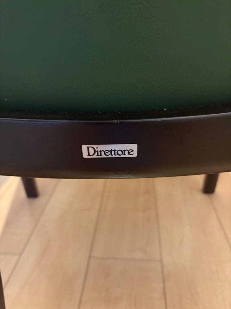 【高級】karimoku Direttore ダイニングチェア 肘付き　グリーン