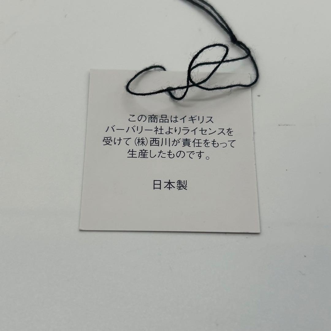未使用 バーバリー マネークリップ ノバチェック ラムスキン 日本製 保存袋付き