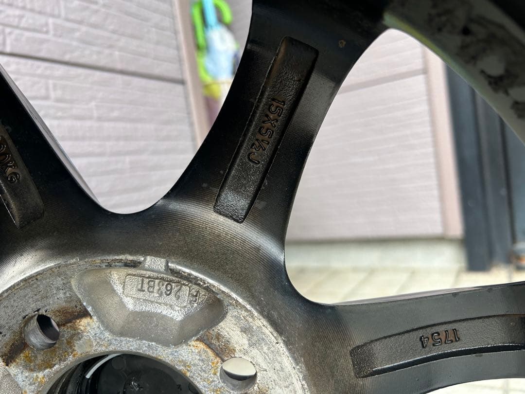 15インチ　5.5J +50 ホイール　ハスラー等　2本セット