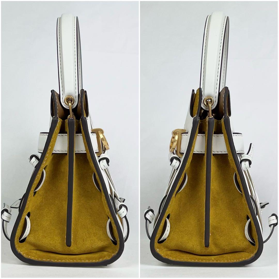 トリーバーチ Leeラジウィル 2way カットワーク ショルダーバッグ