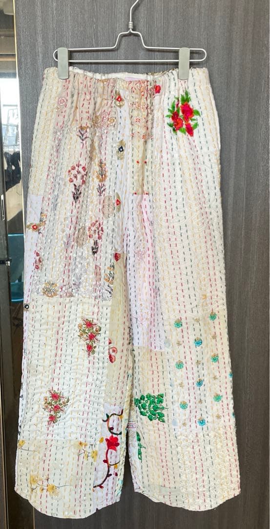 yuruly パッチワークパンツ（カンバディアキルト）タグ付き