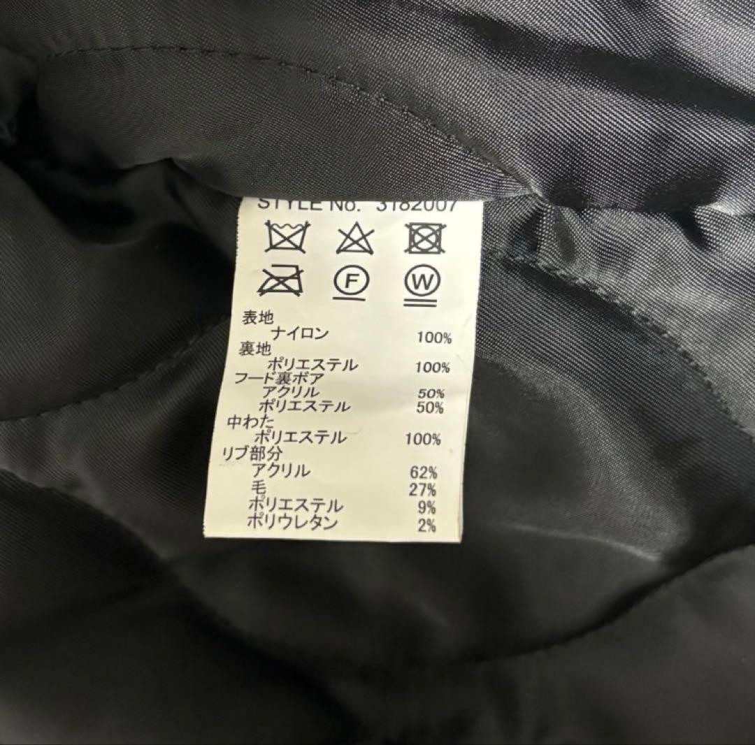 【美品】Schott ブラック MA-1 フライトジャケット S