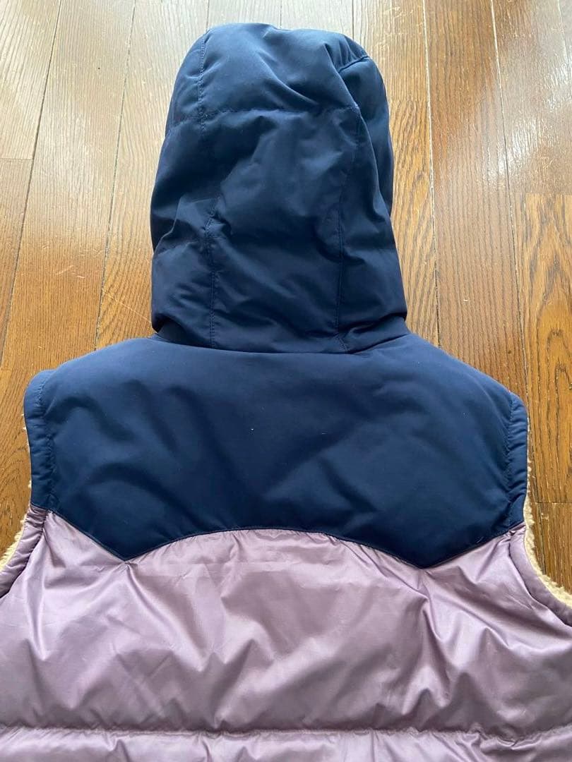 【良品】パタゴニア リバーシブルベスト パープル　キッズXXL