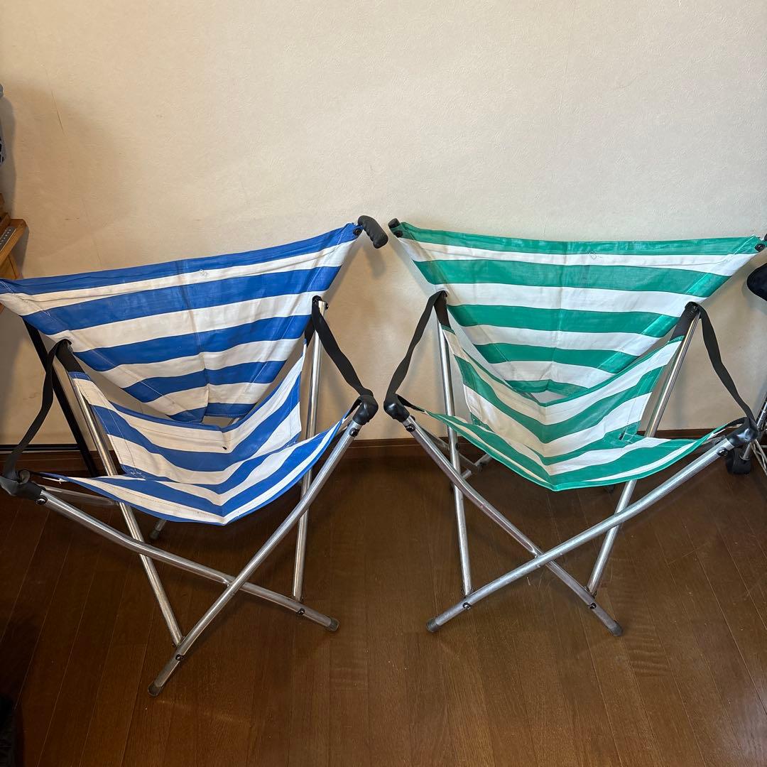 マクラーレン　カダバウトチェア　青緑2脚セット