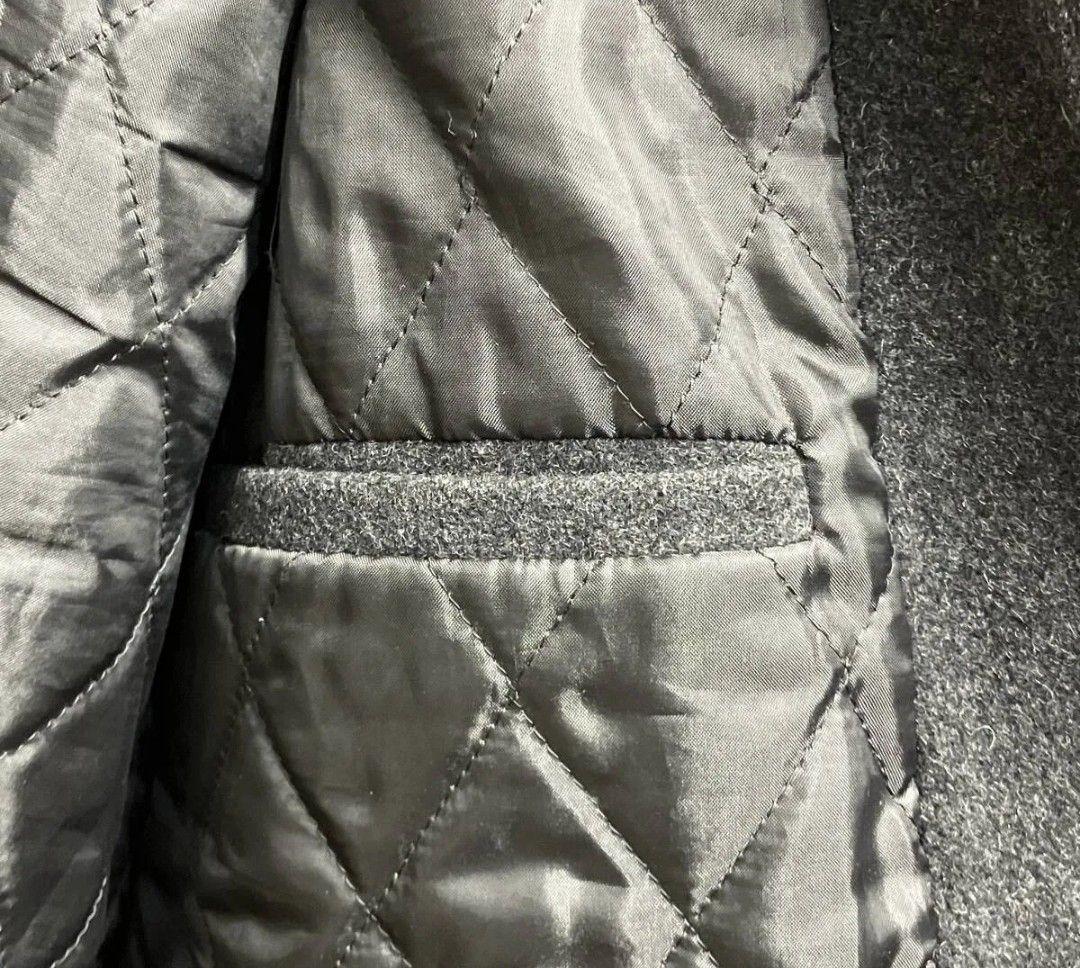 GANGSTERVILLE コート メンズ M ブラック グレー ウール