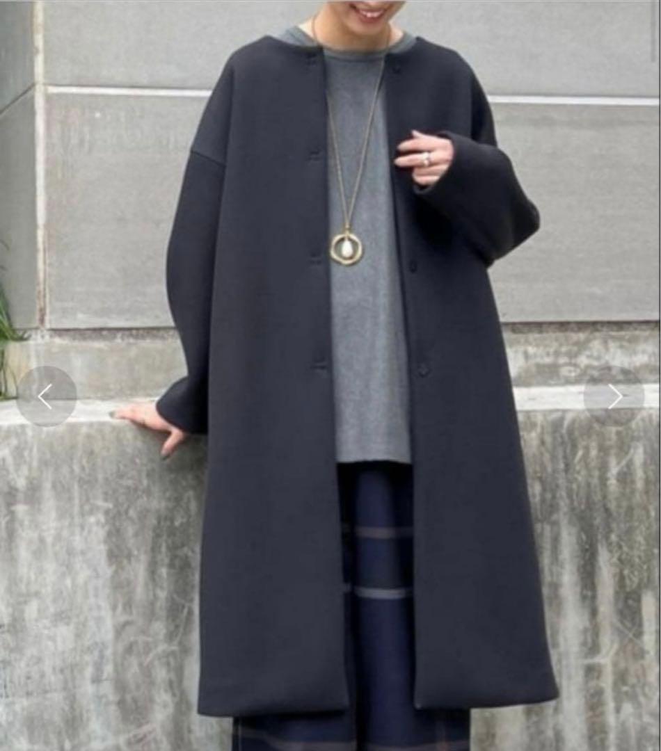 定価4.18万 ビアズリー ダンボールマルコート ブラック 軽い 裏地あり