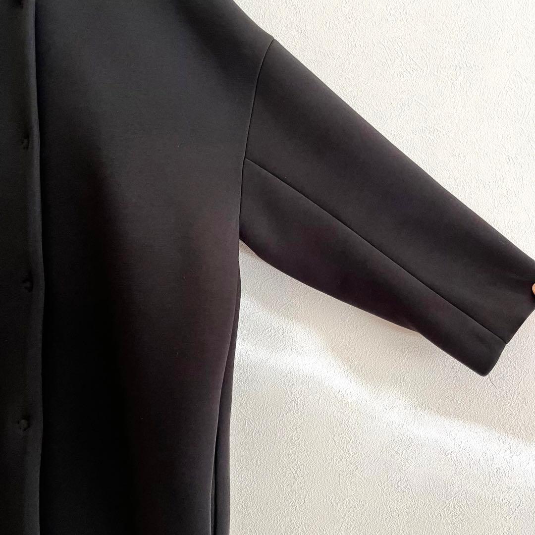 定価4.18万 ビアズリー ダンボールマルコート ブラック 軽い 裏地あり