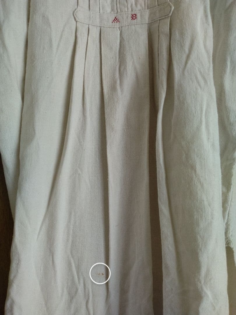 ◎最終値下げ◎ アンティーク　フレンチリネン　スモック