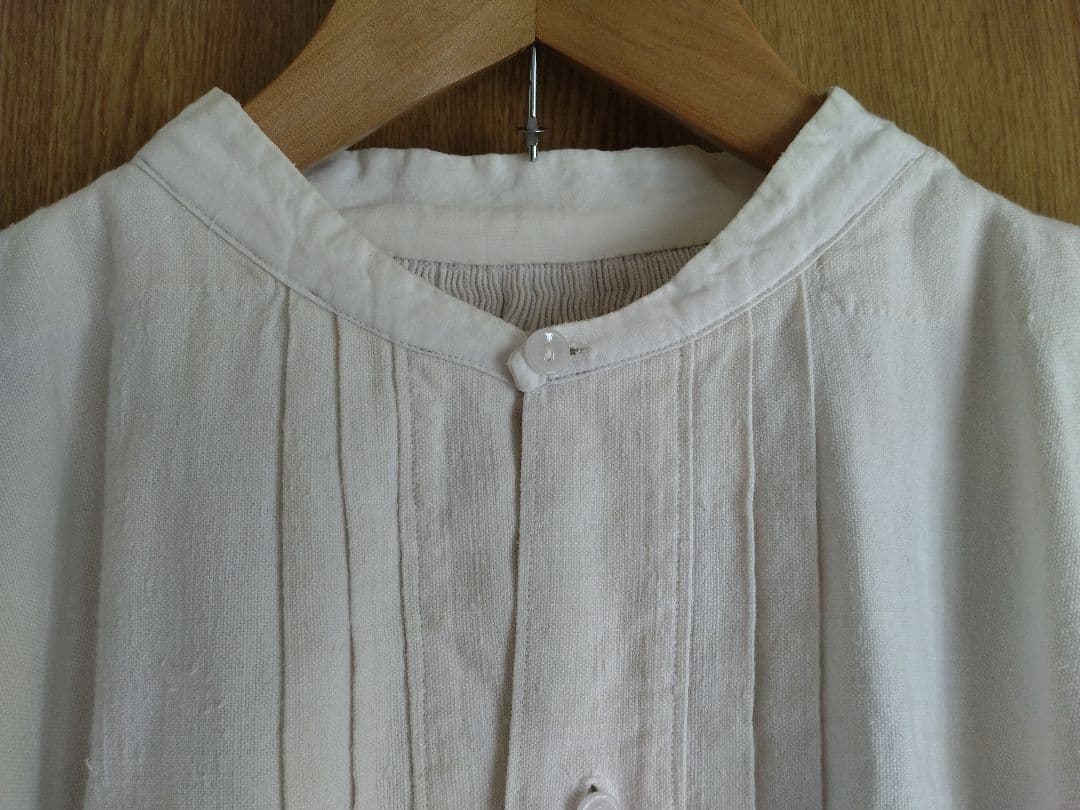 ◎最終値下げ◎ アンティーク　フレンチリネン　スモック