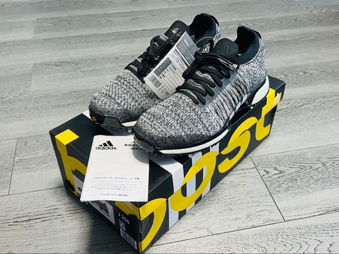 新品】アディダス ツアー360XT プライムニット ゴルフシューズ F35408