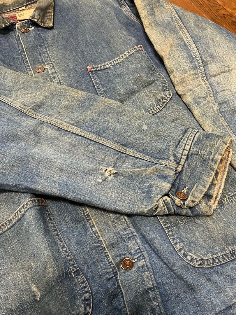 60s〜シアーズSears デニムカバーオール XLヴィンテージ