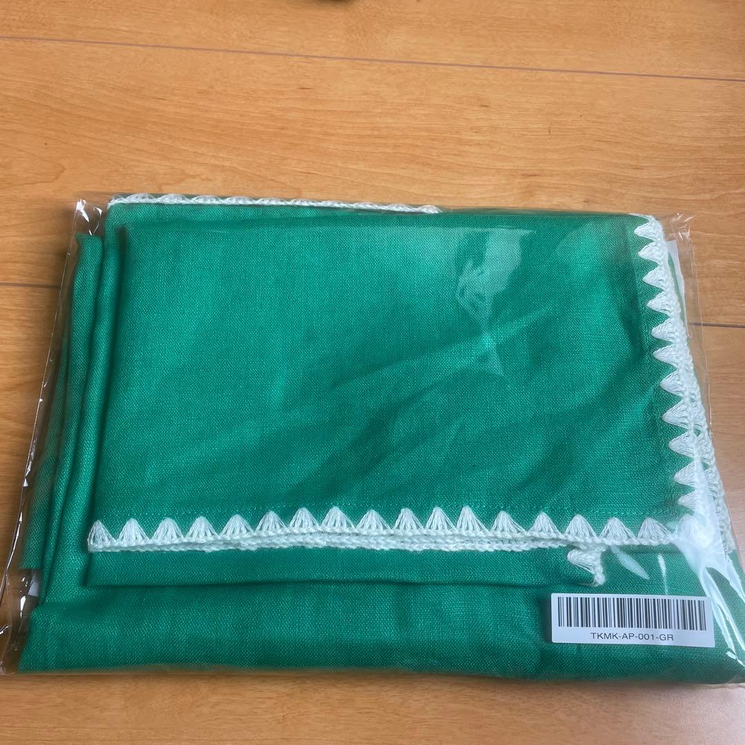 タキマキ　エプロン　グリーン