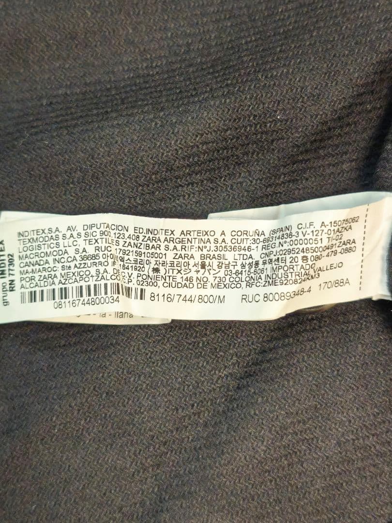 ZARA MANTECO デニム　ポンチョ