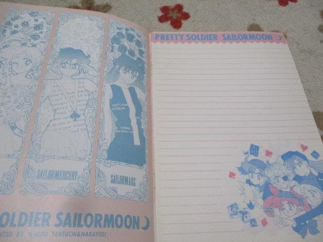 13点 平成レトロ りぼん なかよし 付録ノート セーラームーン☆姫ちゃん