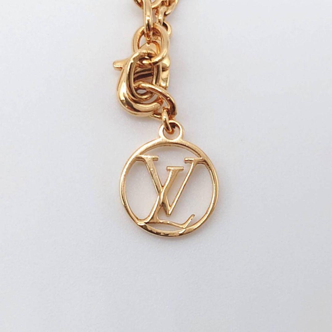 【美品】ルイヴィトン ネックレス コリエ LtoV バイカラー M69643
