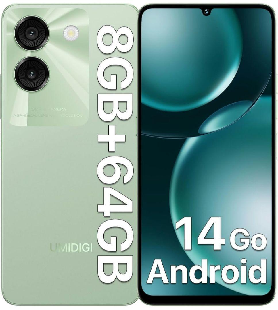 UMIDIGI G9A 8GB ROM 64GB ミントグリーン 未使用