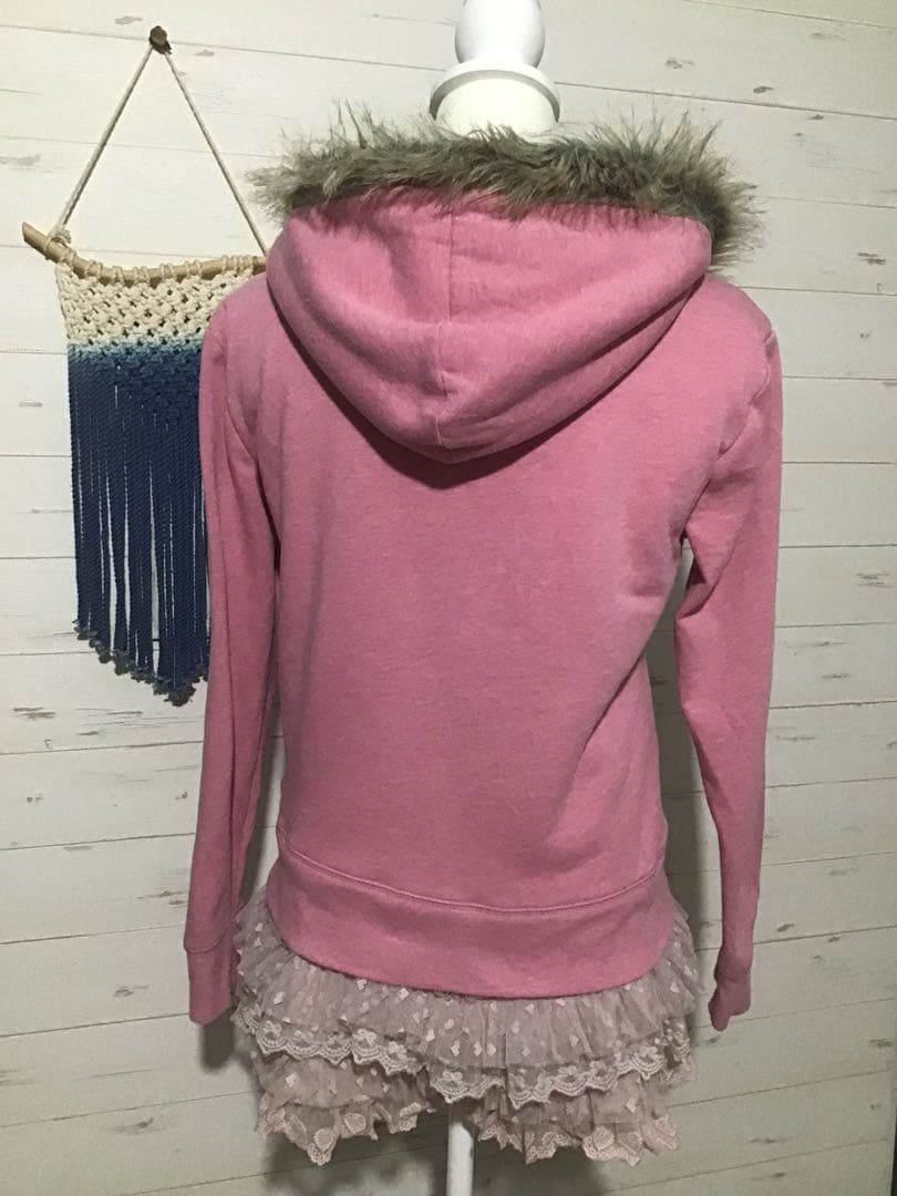 ★GAP ギャップ★ y2k 平成ギャル 平成女児 姫系 ピンク ファー