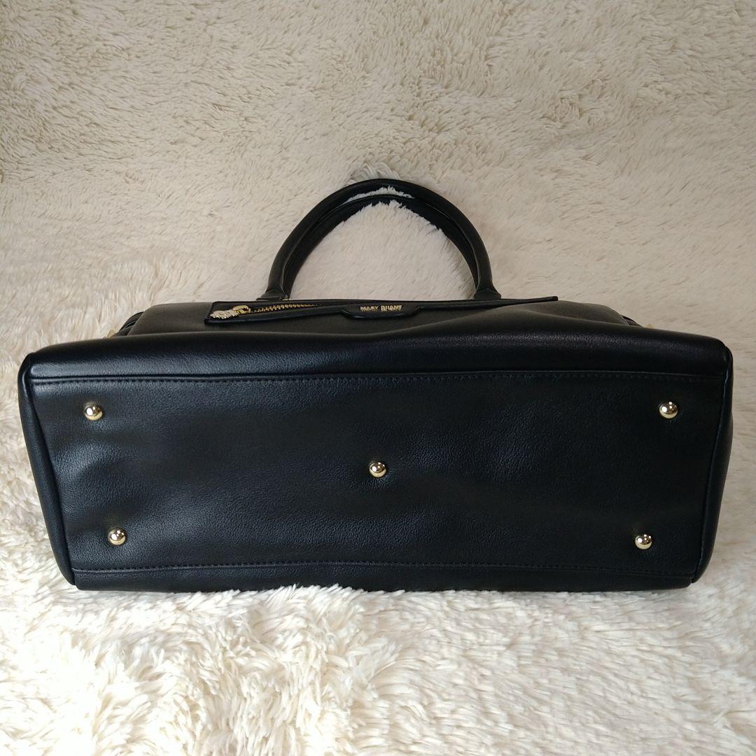 専用　タグ付き【MARRY QUANT】マリークワント 黒 ビジネスバッグＡ4可