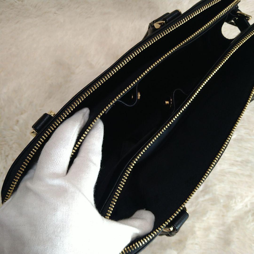 専用　タグ付き【MARRY QUANT】マリークワント 黒 ビジネスバッグＡ4可