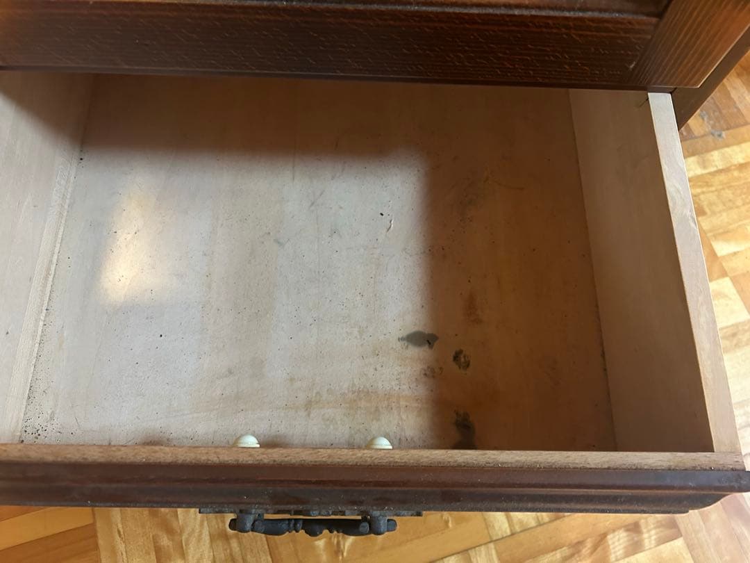 【昭和ヴィンテージ・美品】カリモク ガラスキャビネット