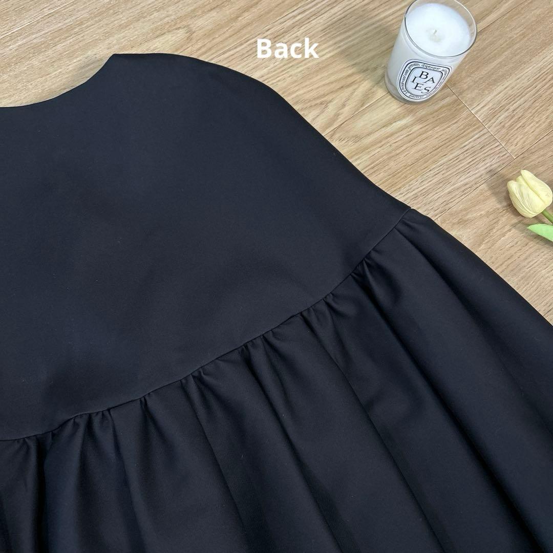 SEVEN TENセブンテン　ダブルクロスフレアショートコート　ポンチョ　S