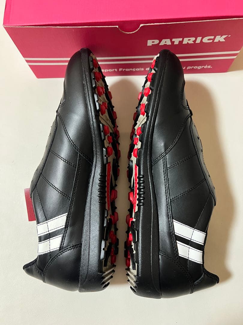 値下げしました！PATRICK×オノフ　ゴルフシューズ　ブラック　27.0cm
