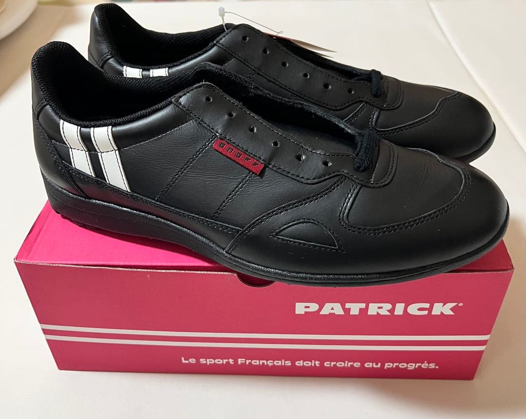 値下げしました！PATRICK×オノフ　ゴルフシューズ　ブラック　27.0cm