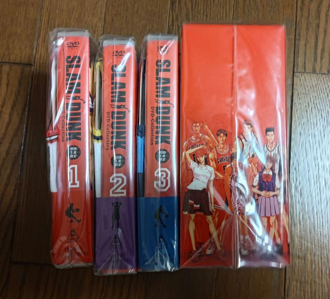 SLAM DUNK DVDコレクション Vol.1-3 特典BOX付き 未開封品